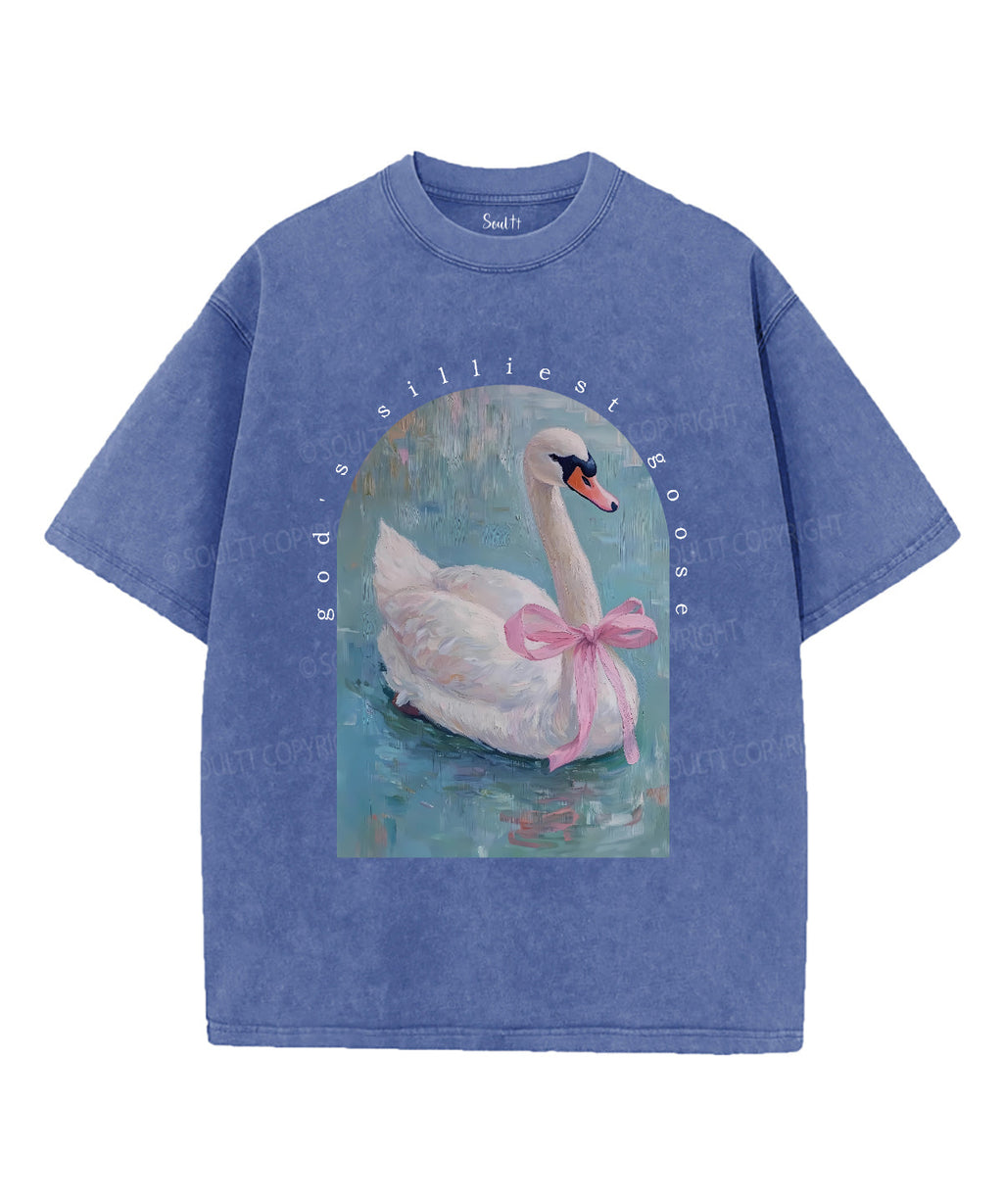 God'S Silliest Goose Washed Christian Style002 T-Shirts, Hoodie, Sweatshirt