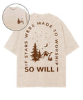 If The Stars Were Made To Worship Double Sided Unisex Washed Christian T-shirt Style002 Hoodie, Sweatshirt (Image 1)
