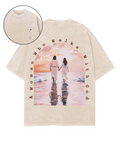 A Woman Who Walks With God Double Sided Unisex Washed Christian T-shirt Hoodie, Sweatshirt | CiraTrend.com (Image 1)