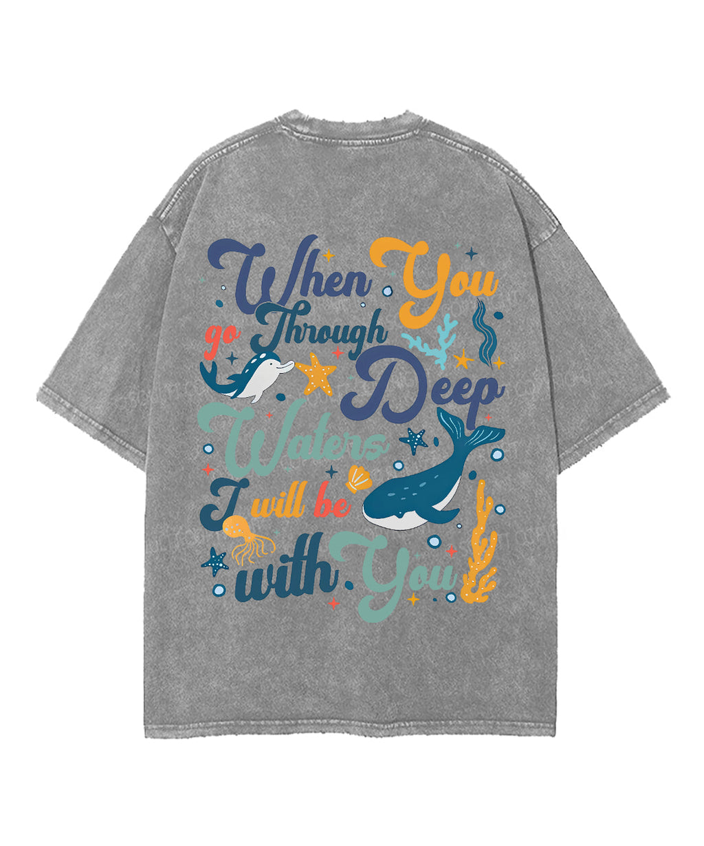 I Will Be With You Double Sided Unisex Washed Christian T-shirt Style020 Hoodie, Sweatshirt | CiraTrend.com (Image 5)