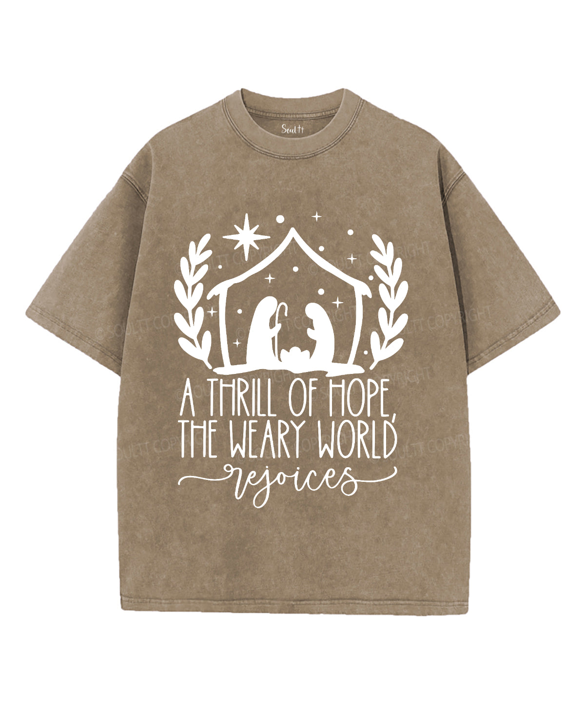 A Thrill Of Hope Washed Christian T-shirt Style001 Hoodie, Sweatshirt | CiraTrend.com (Image 5)