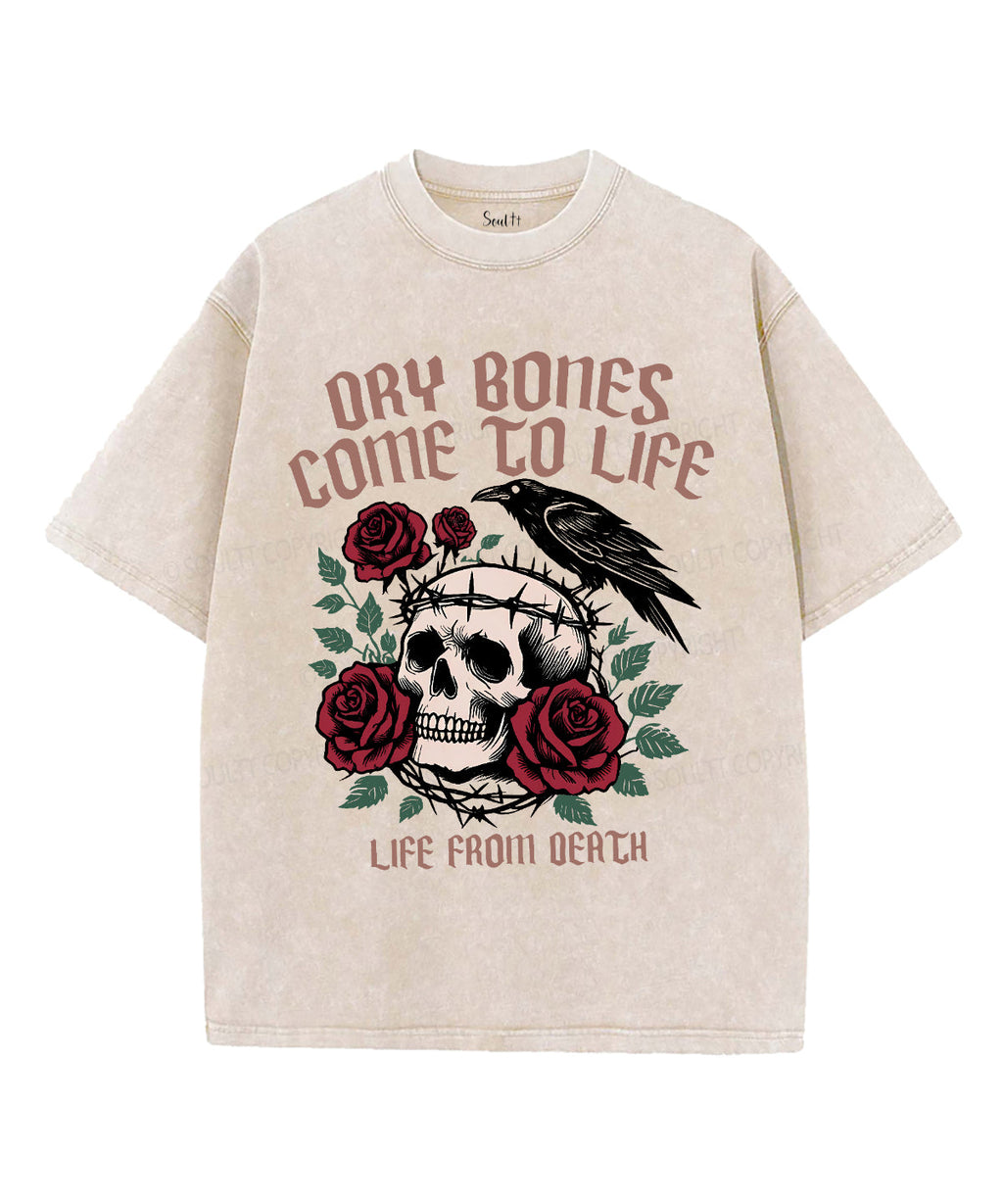Dry Bones Come To Life Unisex Washed Christian T-shirt Hoodie, Sweatshirt | CiraTrend.com (Image 1)