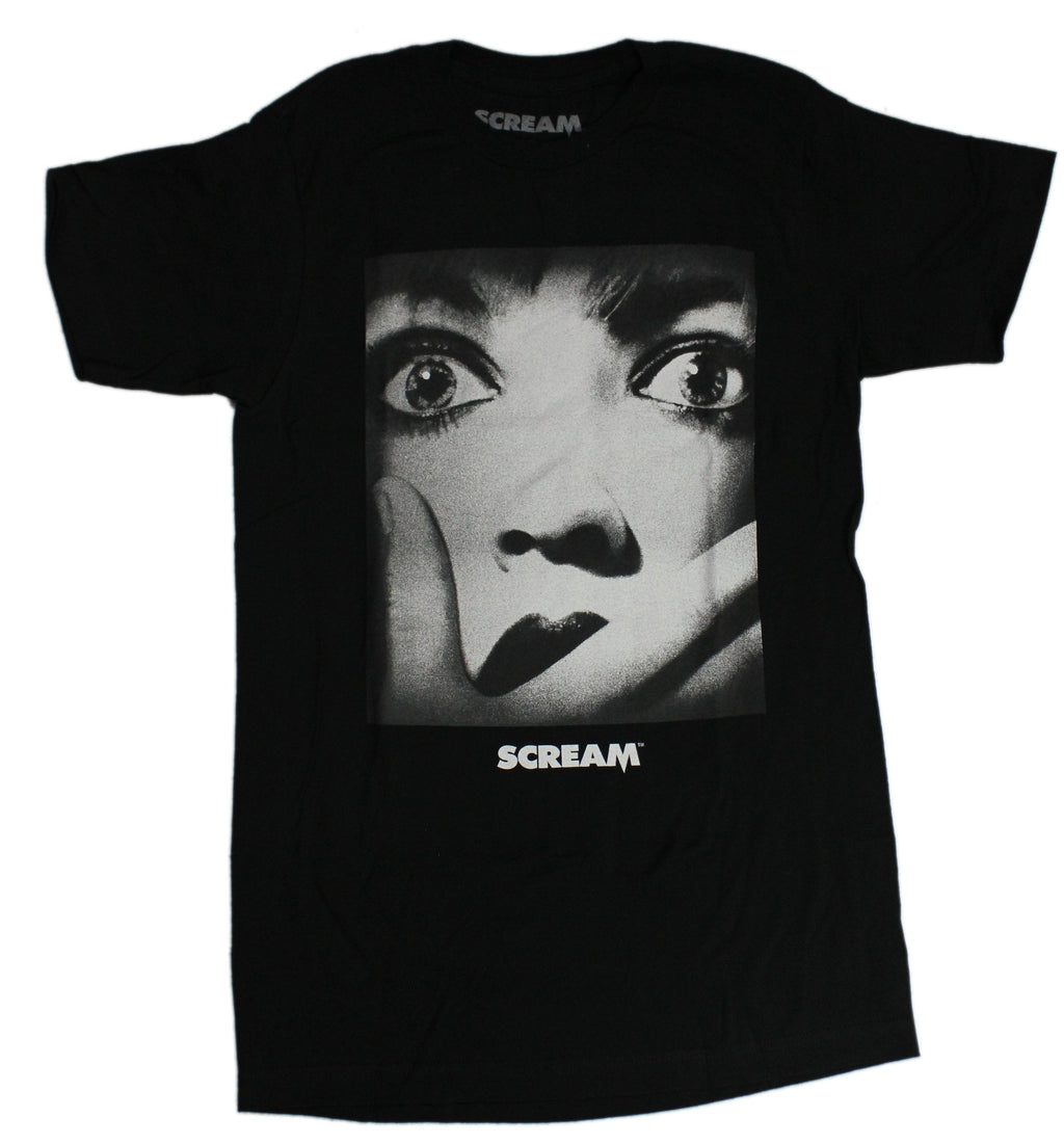Scream Mens T-Shirt - Movie Poster Close Up Face Image Hoodie, Sweatshirt | CiraTrend.com (Image 1)