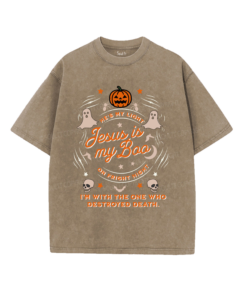 Jesus Is My Boo Unisex Washed Christian T-shirt Style001 Hoodie, Sweatshirt | CiraTrend.com (Image 5)