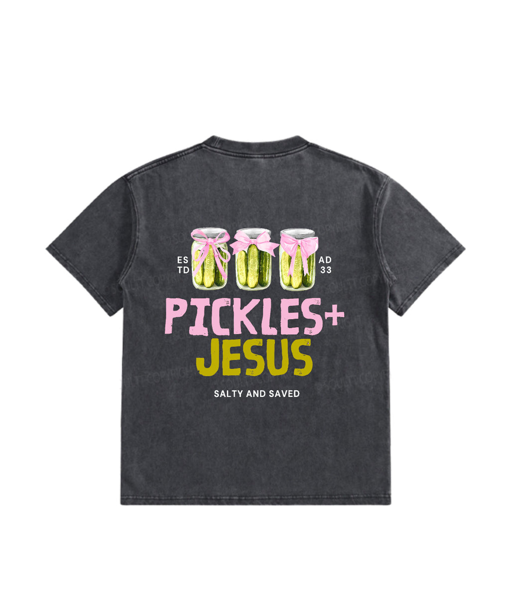 Salty Saved Double Sided Washed Christian Style003 T-Shirts, Hoodie, Sweatshirt