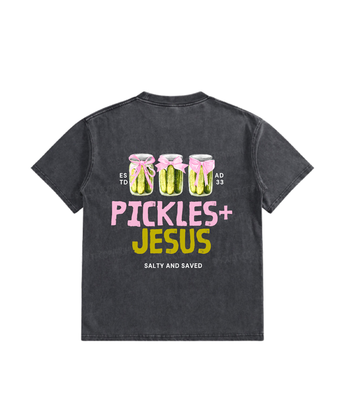Salty Saved Double Sided Washed Christian Style003 T-Shirts, Hoodie, Sweatshirt