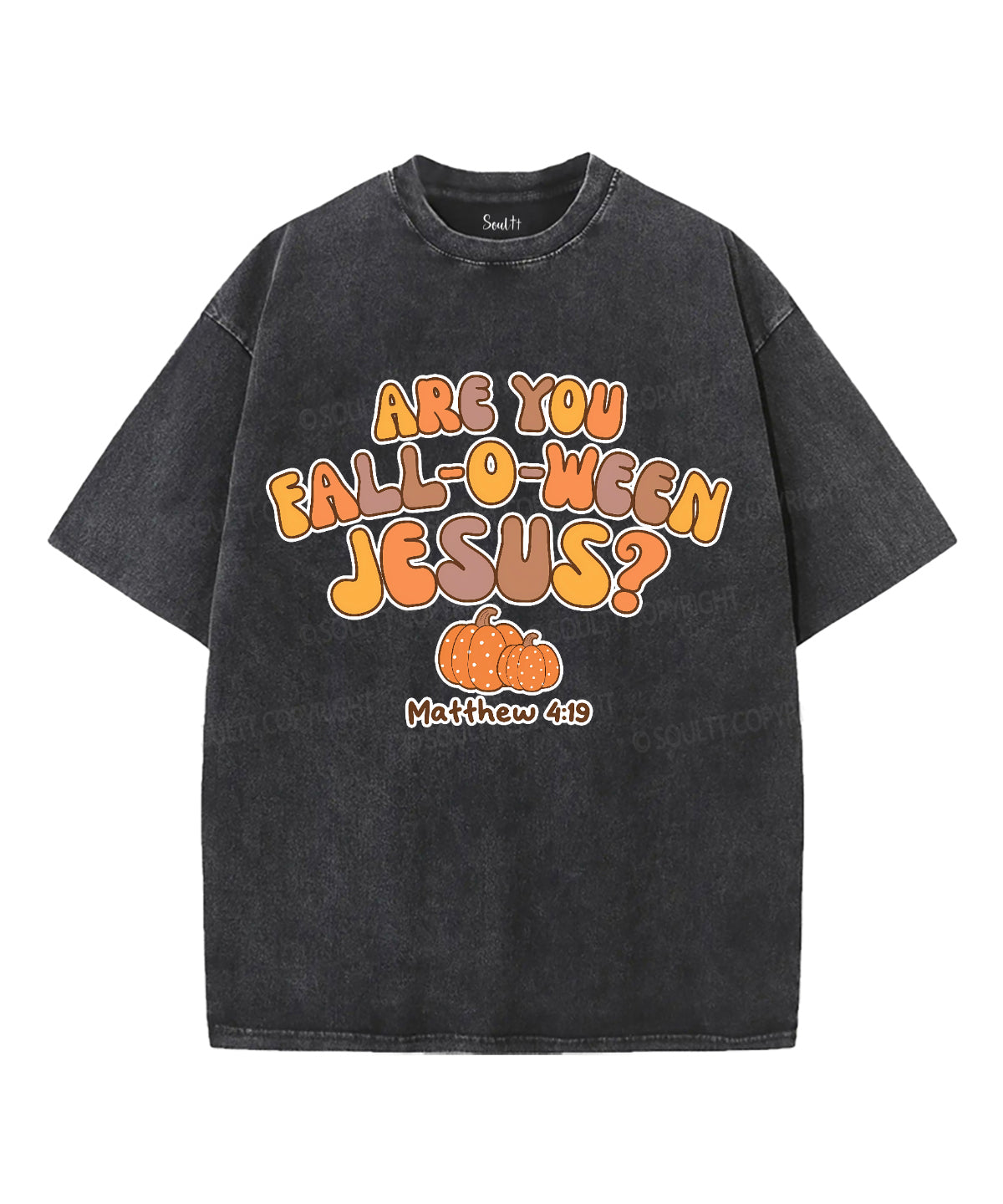 Are You Fall-O-Ween Unisex Washed Christian T-shirt Hoodie, Sweatshirt | CiraTrend.com (Image 1)