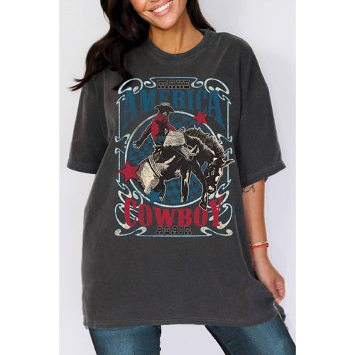 America Cowboy - Oversize Unisex Top
