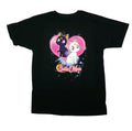 Sailor Moon  Mens T-Shirt - Luna and Artemis in front of Pink Heart Hoodie, Sweatshirt | CiraTrend.com