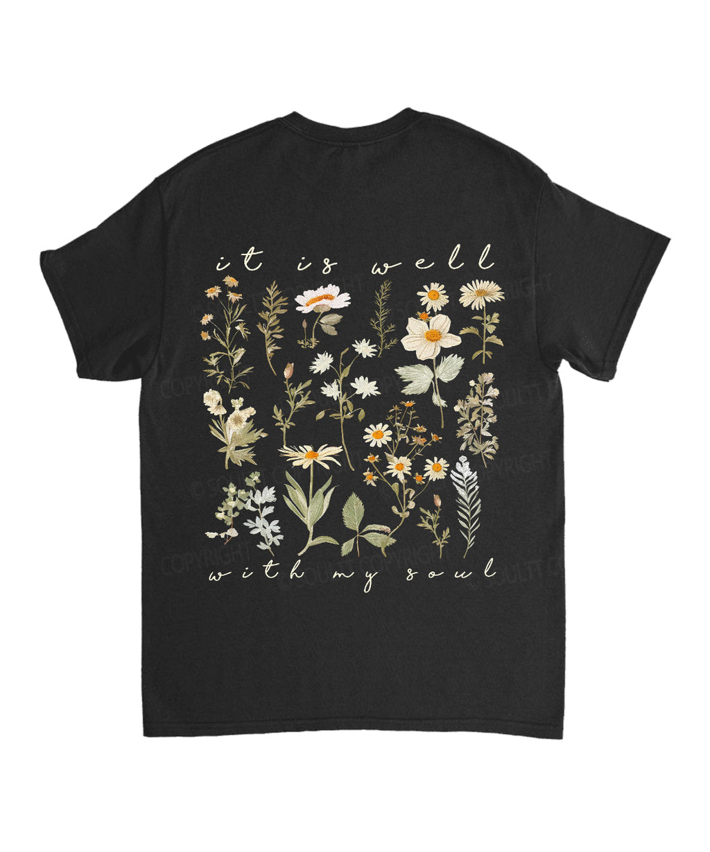 Is Well My Soul Double Sided Cotton Christian Style001 T-Shirts, Hoodie, Sweatshirt
