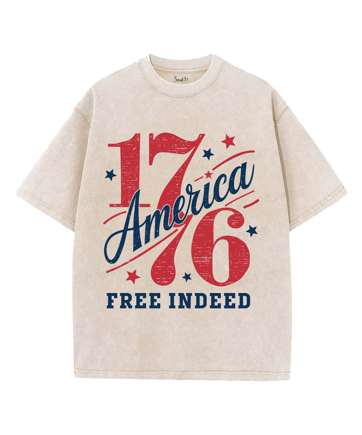 Free Indeed Unisex Washed Christian T-shirt Style001 Hoodie, Sweatshirt | CiraTrend.com (Image 4)