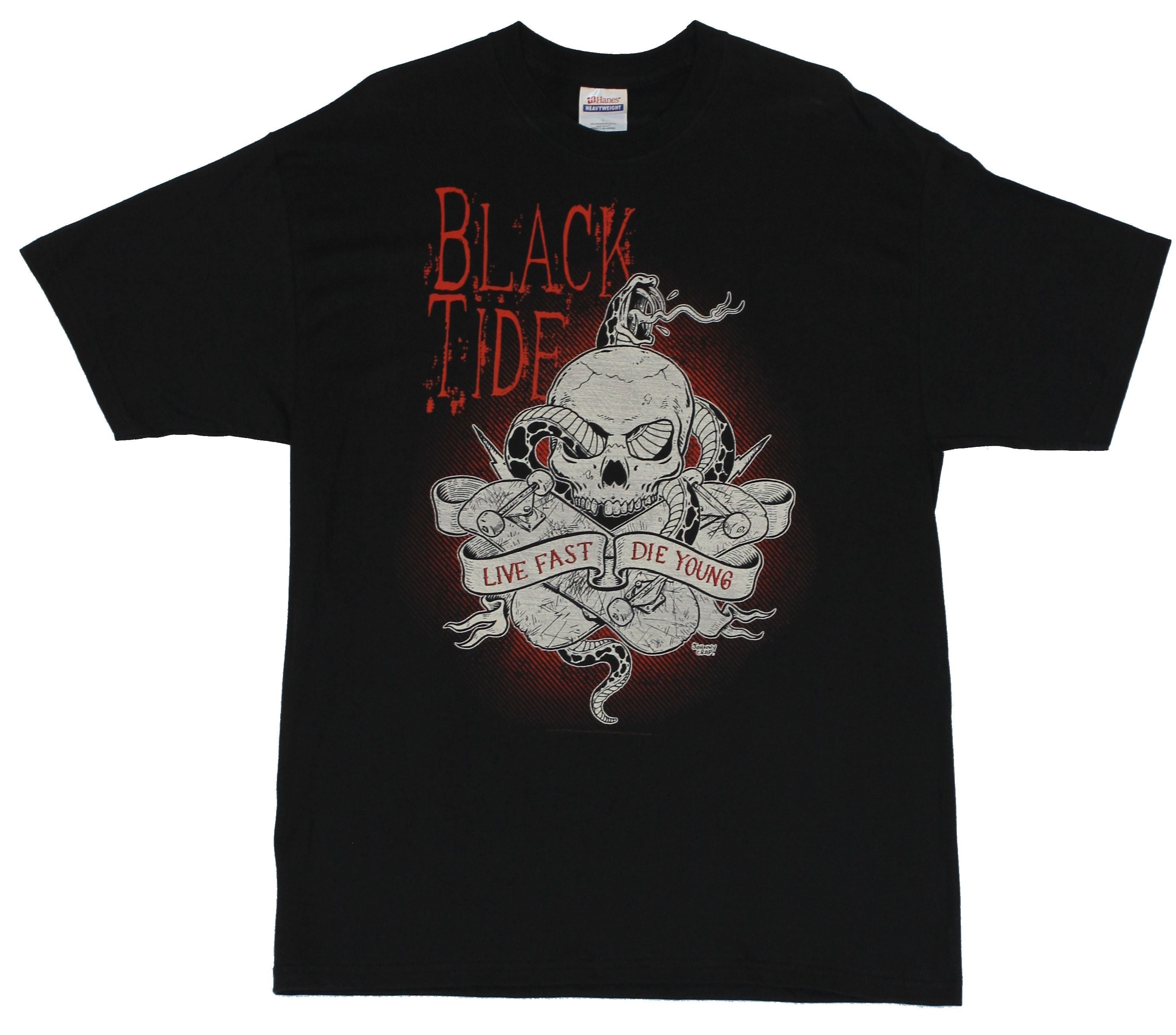 Black Tide  - Live Fast Die Young t2shirt, LARGE [Apparel] T-Shirts, Hoodie, Sweatshirt | CiraTrend.com