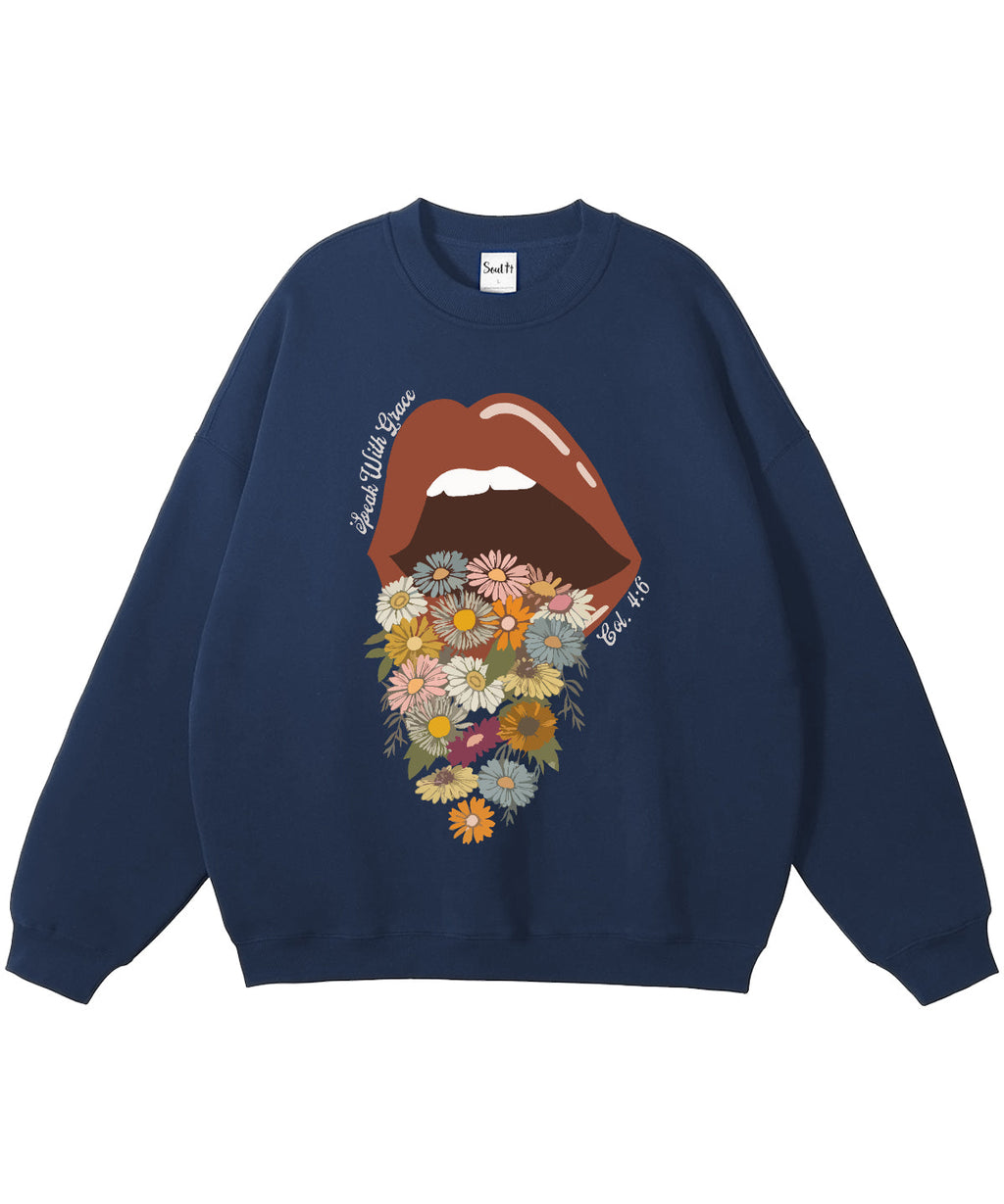 Speak with Grace Cotton Christian Sweatshirt T-Shirts, Hoodie | CiraTrend.com (Image 5)