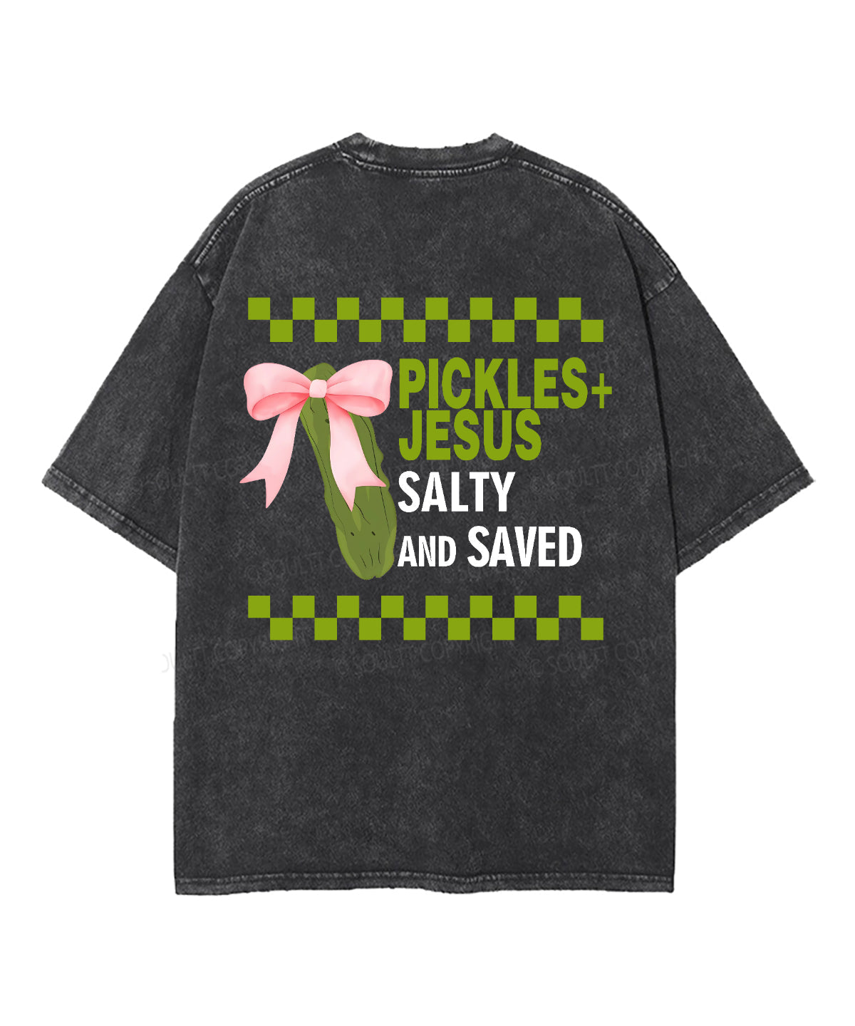 Salty And Saved Double Sided Unisex Washed Christian T-shirt Style006 Hoodie, Sweatshirt | CiraTrend.com (Image 3)