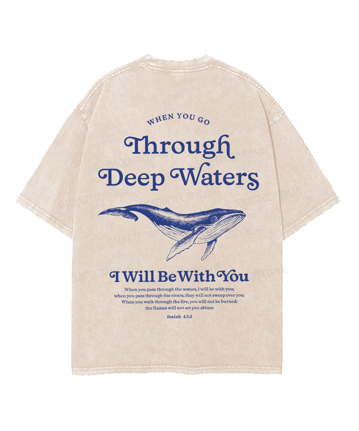 I Will Be With You Double Sided Unisex Washed Christian T-shirt Style029 Hoodie, Sweatshirt | CiraTrend.com (Image 3)