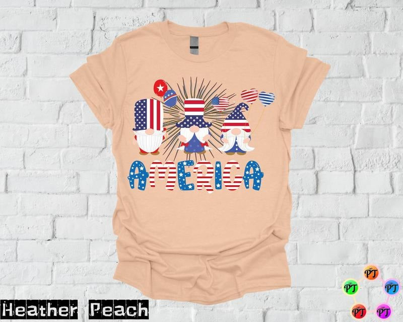 4th Of July Gnome Shirt 4th Of July Shirt Gnome Shirt Patriotic Shirt Independence Day Shirt 4th Of July Gift Independence Day Gift style 02