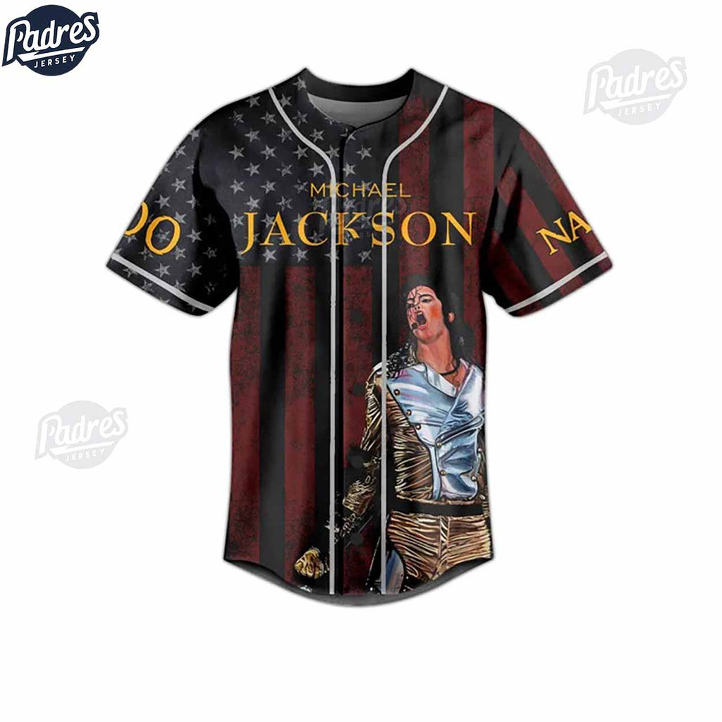 4th Of July Michael Jackson Baseball Jersey - Padres Jersey Oasis: Elevate Your Baseball Style Game