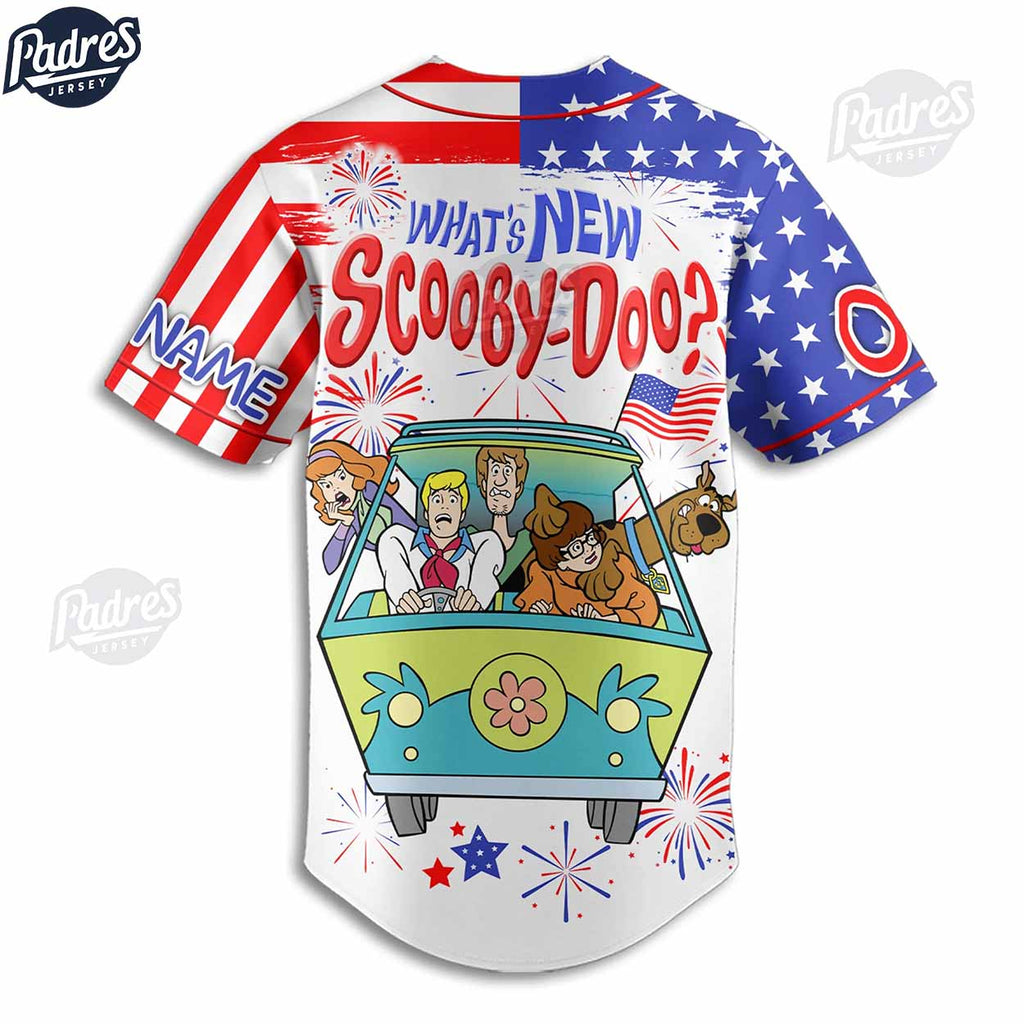 4th Of July What New Scooby-Doo Custom Baseball Jersey - Padres Jersey Oasis: Elevate Your Baseball Style Game