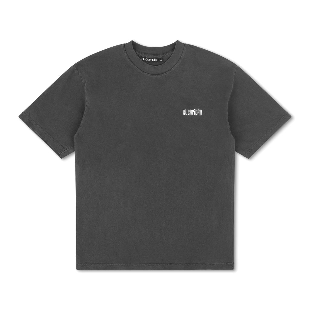 2 PACK EMBROIDERED TEES - [VINTAGE BLACK & CREME]