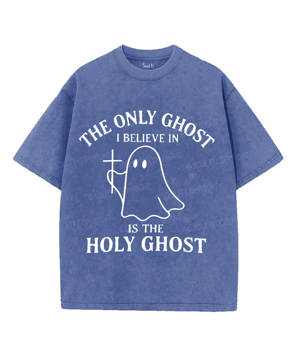 The Only Ghost Unisex Washed Christian T-shirt Style004 Hoodie, Sweatshirt | CiraTrend.com (Image 4)