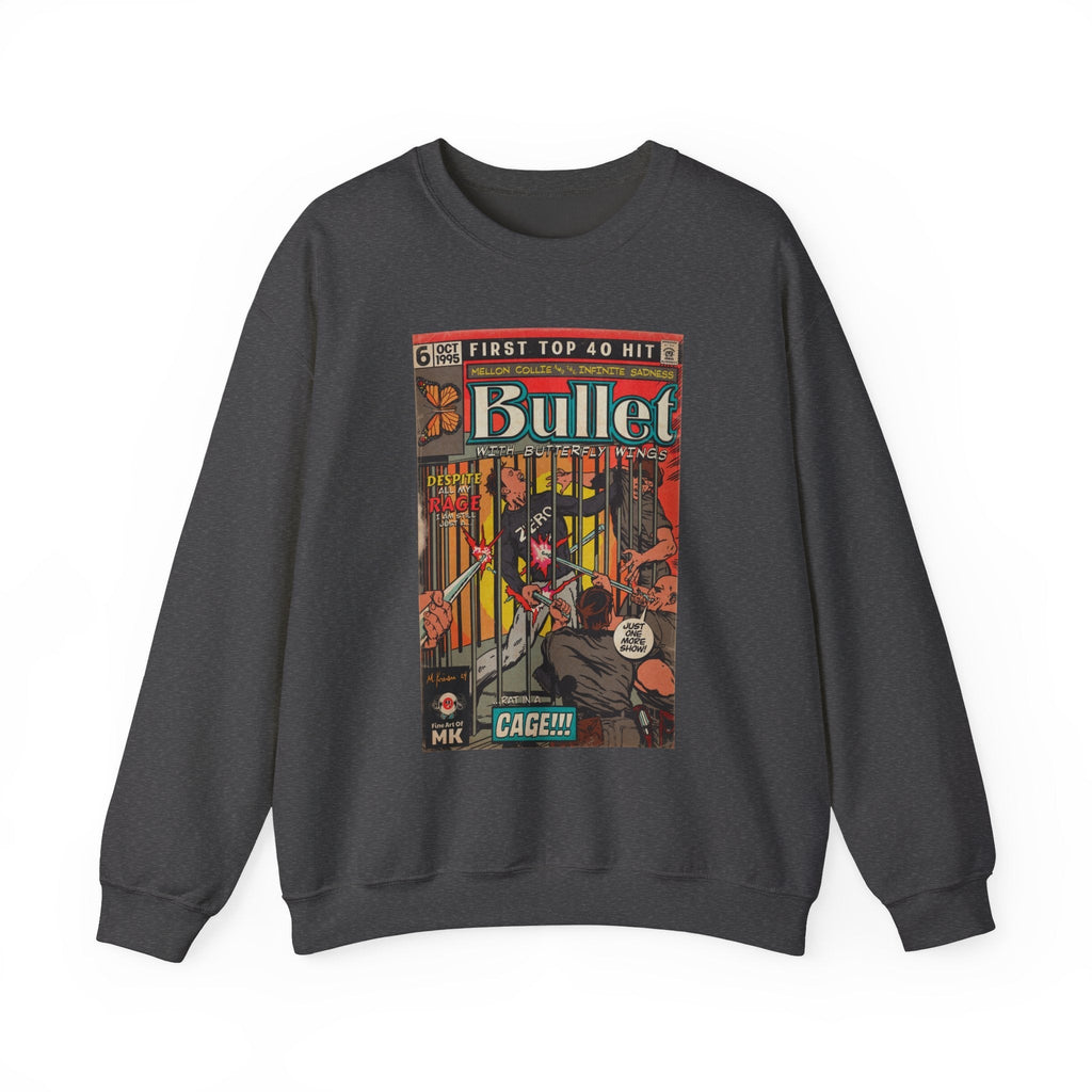 Bullet With Butterfly Wings - Unisex Heavy BlendÃ¢â€žÂ¢ Crewneck Sweatshirt T-Shirts, Hoodie | CiraTrend.com (Image 4)