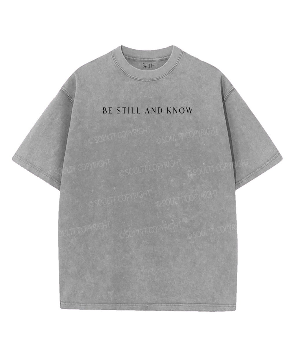 Be Still And Know Double Sided Washed Christian T-shirt Style001 Hoodie, Sweatshirt | CiraTrend.com (Image 5)