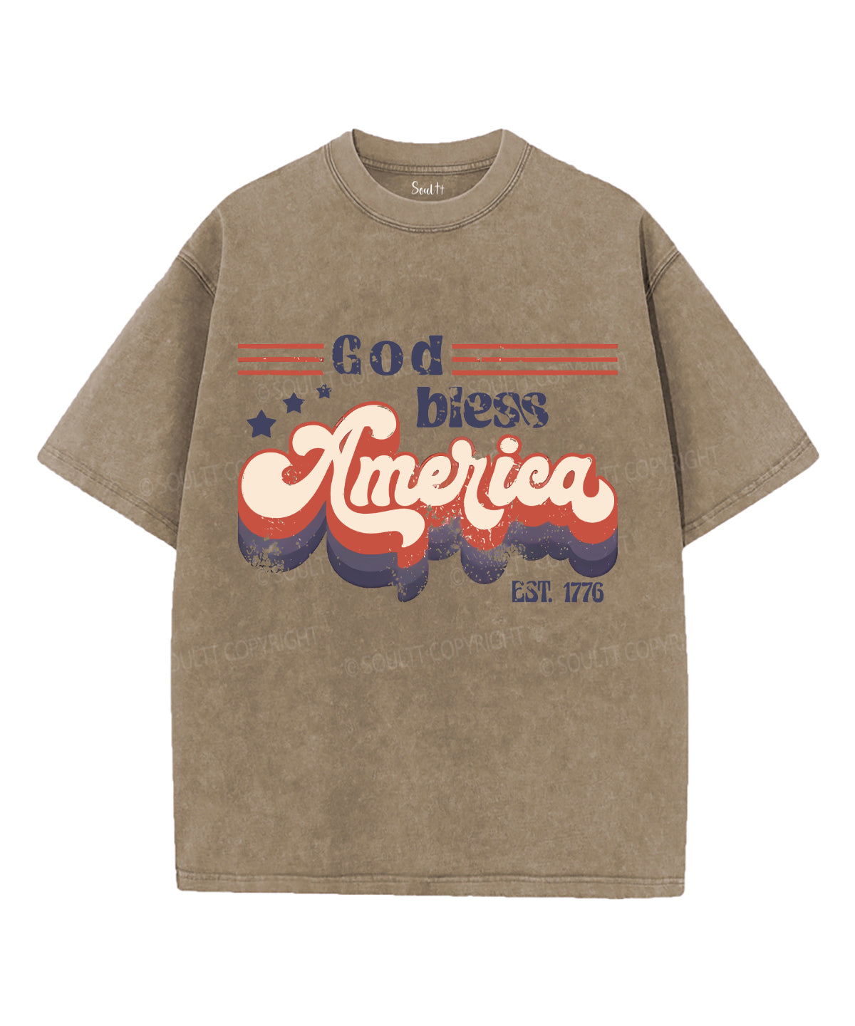 God Bless America Washed Christian Style004 T-Shirts, Hoodie, Sweatshirt