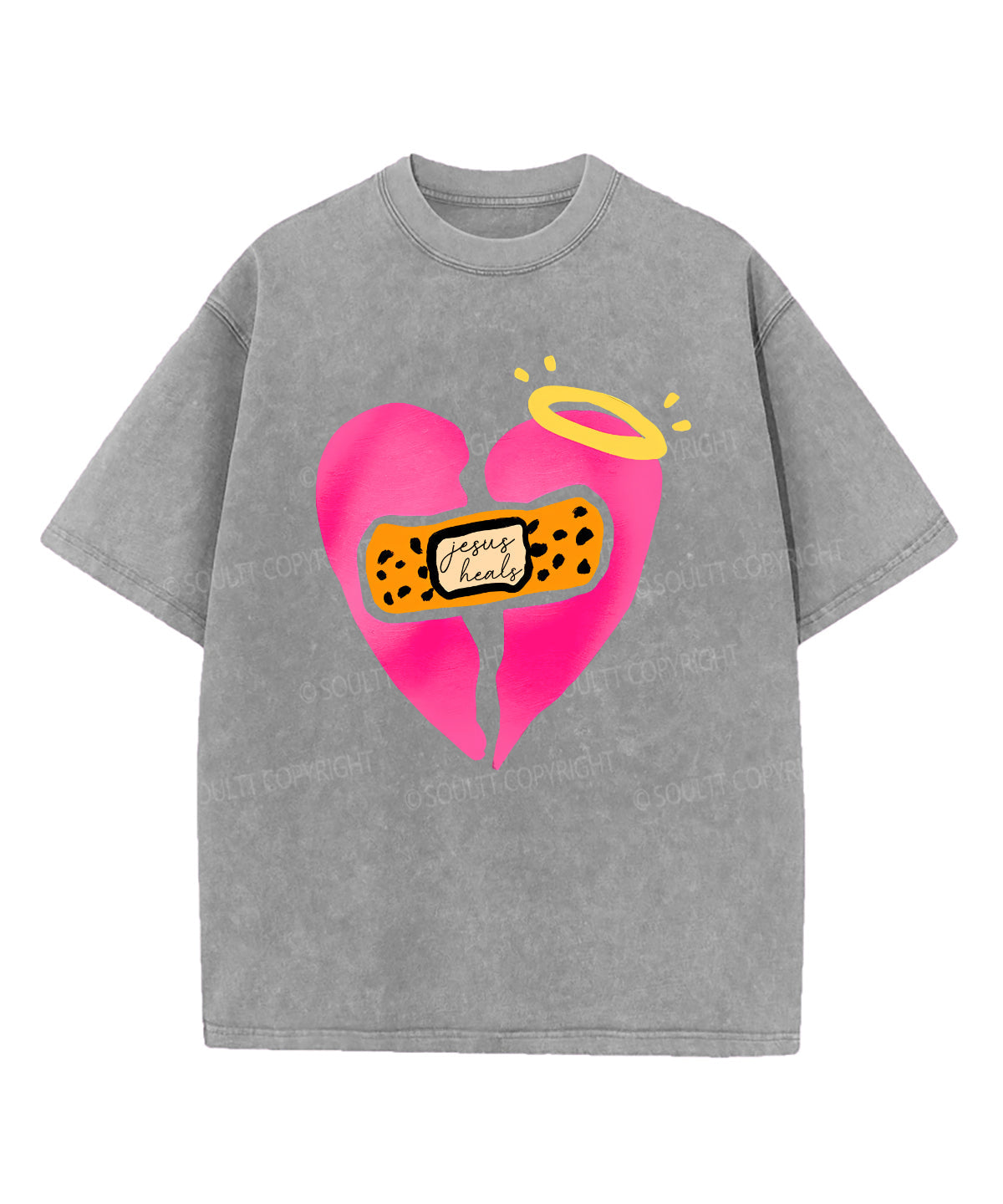 Jesus Heals Washed Christian T-shirt Style003 Hoodie, Sweatshirt | CiraTrend.com (Image 4)