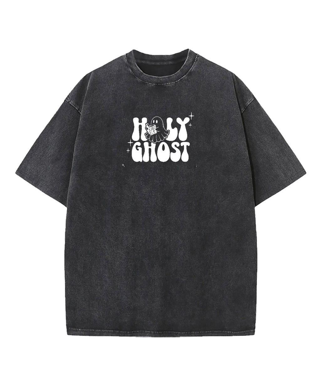Holy Ghost Double Sided Washed Christian Style001 T-Shirts, Hoodie, Sweatshirt