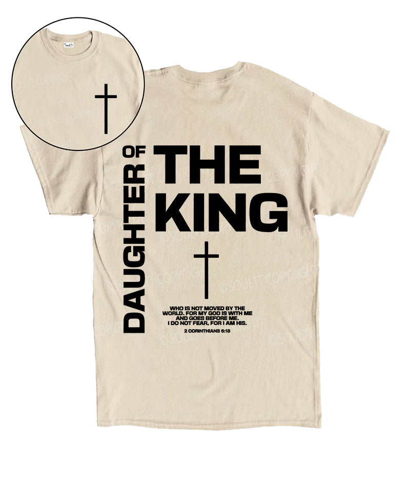 Daughter King Double Sided Cotton Christian Style001 T-Shirts, Hoodie, Sweatshirt