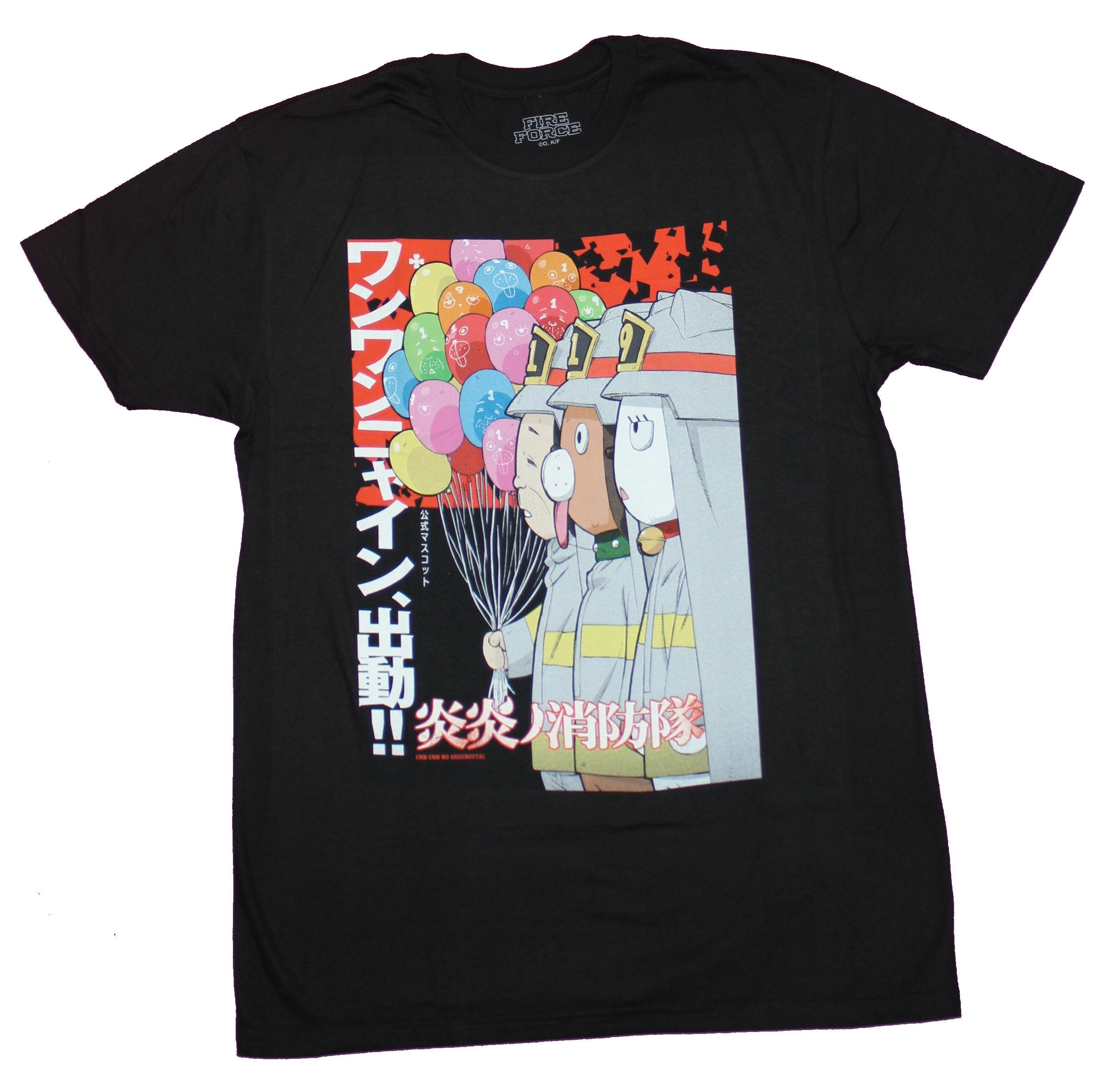 Fire Force Mens T-Shirt - Teaser Balloon Group Image Hoodie, Sweatshirt | CiraTrend.com