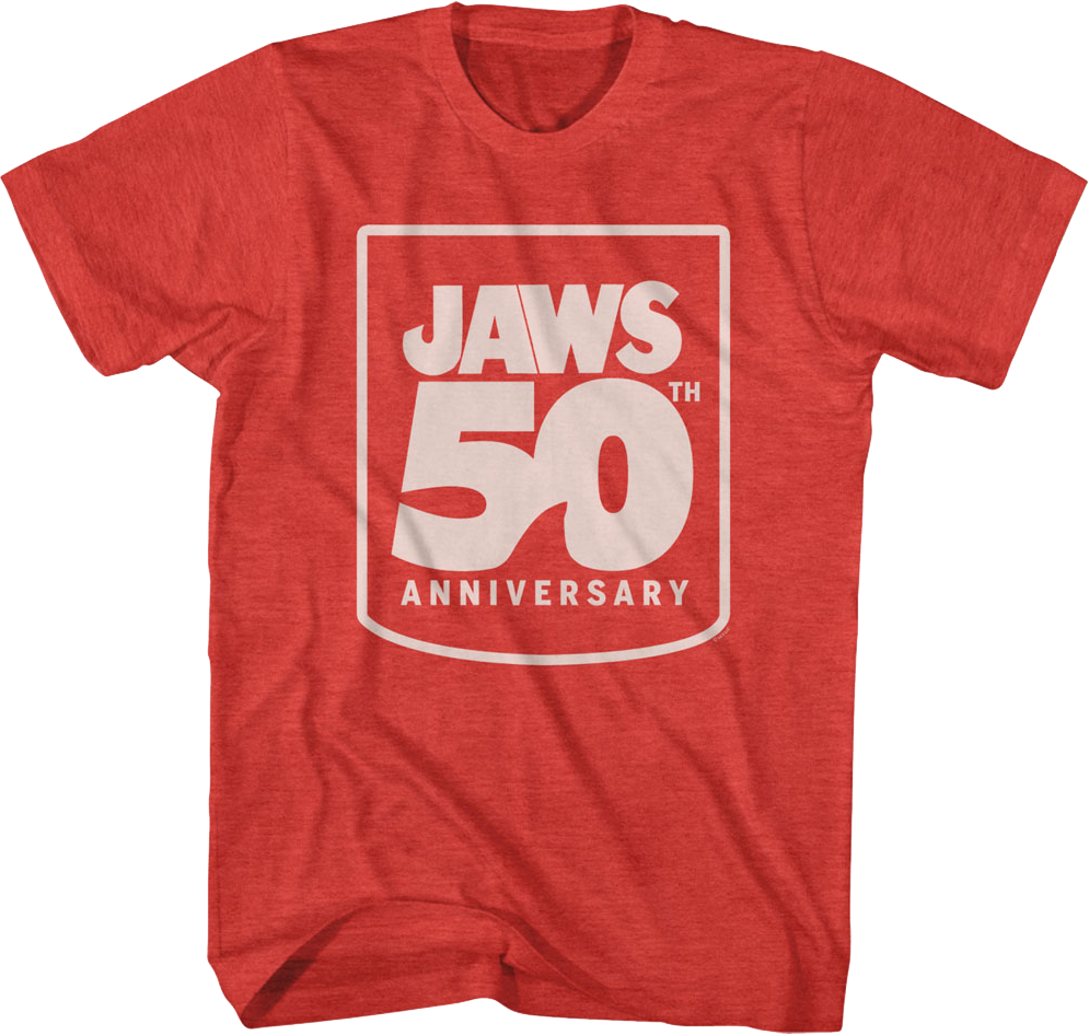 50th Anniversary Shield Jaws T-Shirts, Hoodie, Sweatshirt