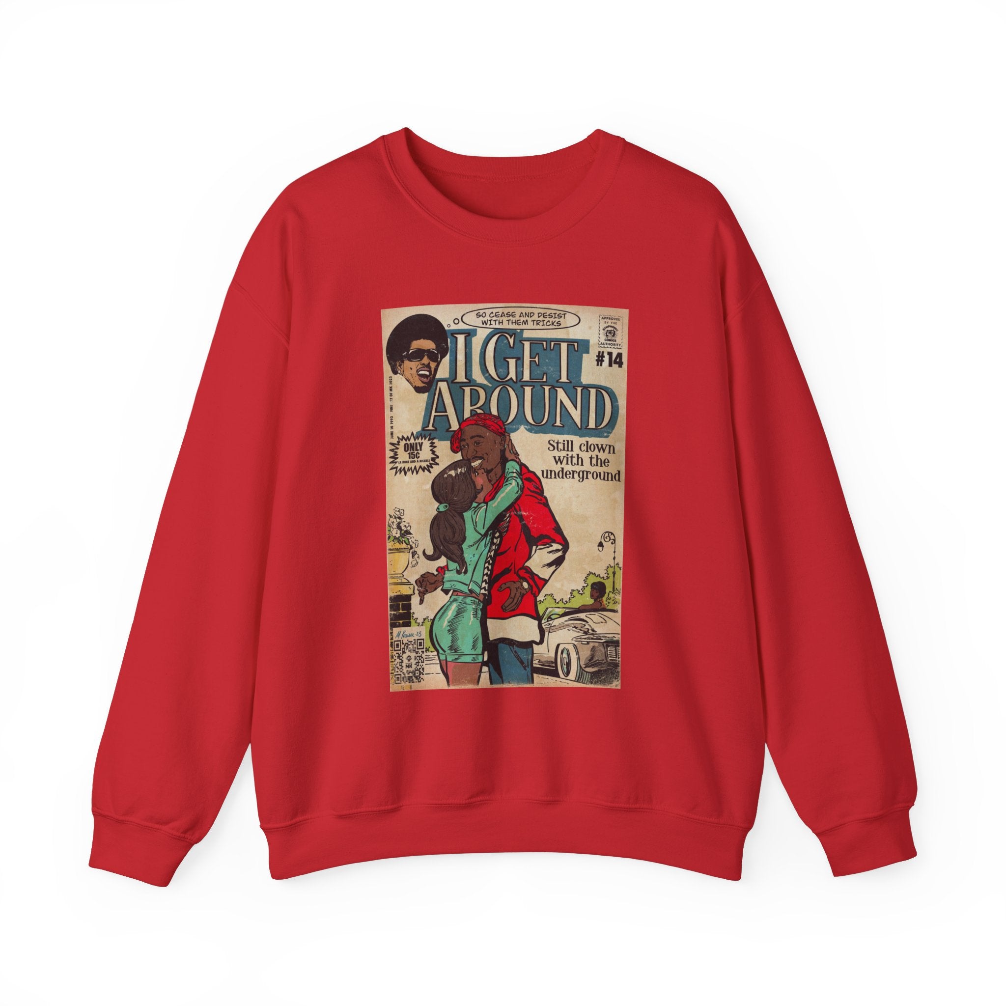 I Get Around - Unisex Heavy BlendÃ¢â€žÂ¢ Crewneck Sweatshirt T-Shirts, Hoodie | CiraTrend.com (Image 2)