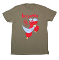 Inuyasha Mens T-Shirt - Solo Sword Fighting Pose Under Red Painted Name Hoodie, Sweatshirt | CiraTrend.com
