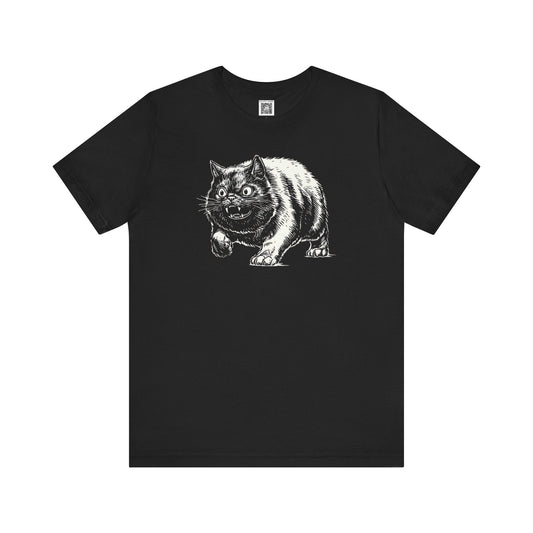 Vintage Cat Graphic Tee Style003