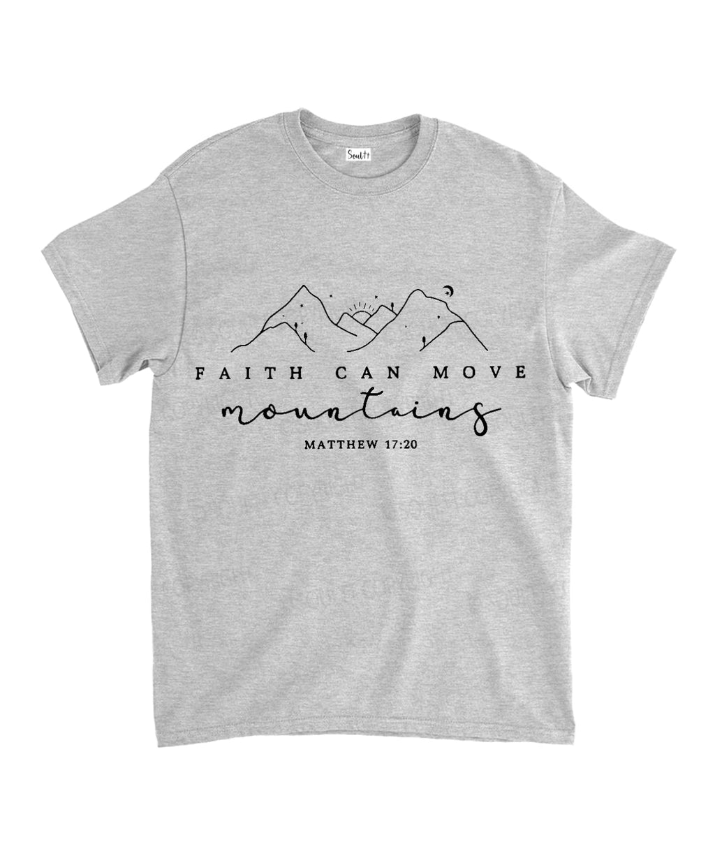 Faith Can Move Montains Unisex Cotton Christian T-Shirt Hoodie, Sweatshirt | CiraTrend.com (Image 4)