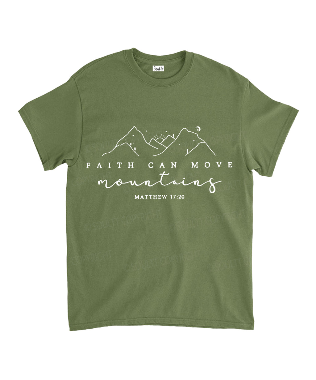 Faith Can Move Montains Unisex Cotton Christian T-Shirt Hoodie, Sweatshirt | CiraTrend.com (Image 5)