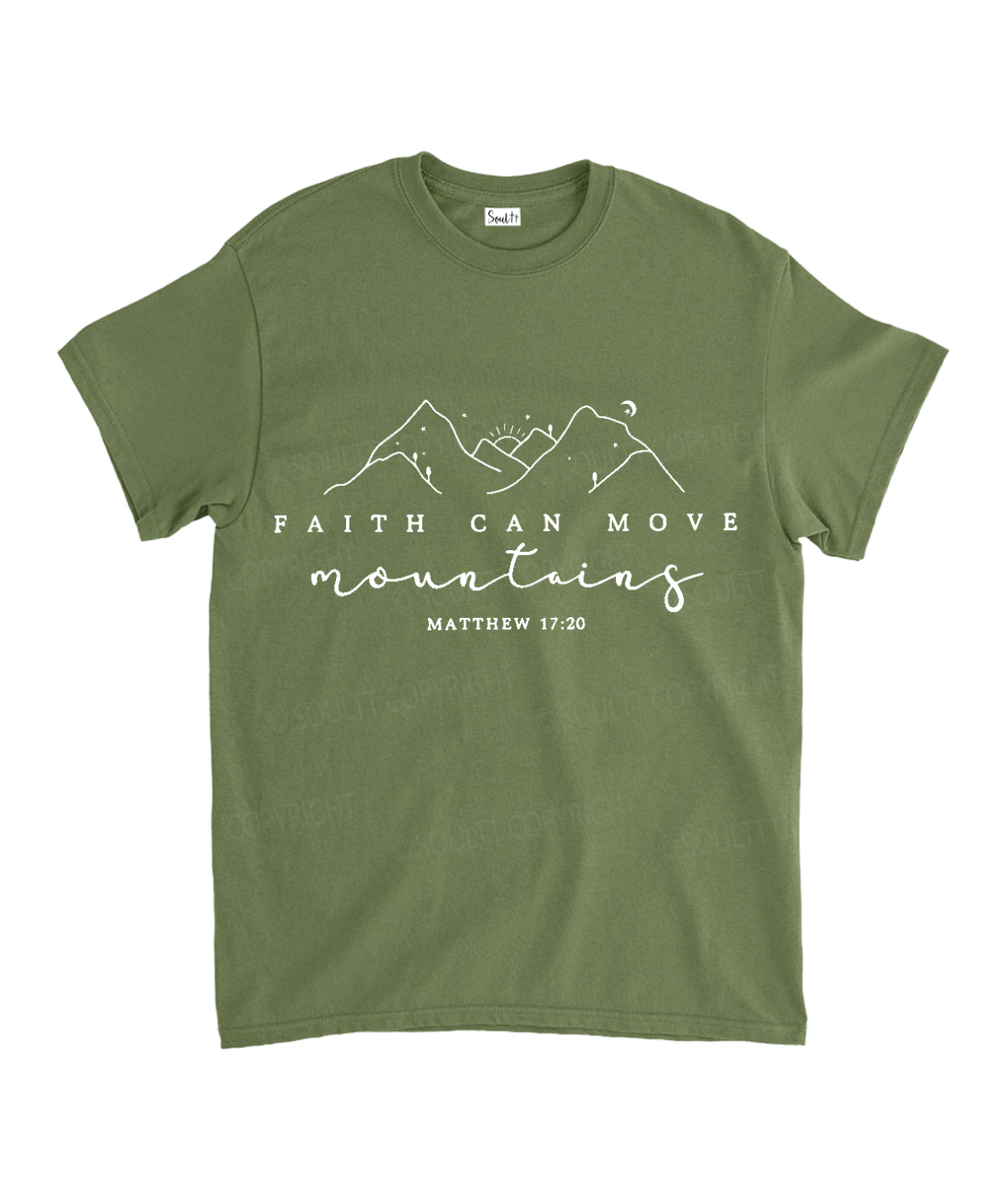 Faith Can Move Montains Unisex Cotton Christian T-Shirt Hoodie, Sweatshirt | CiraTrend.com (Image 5)