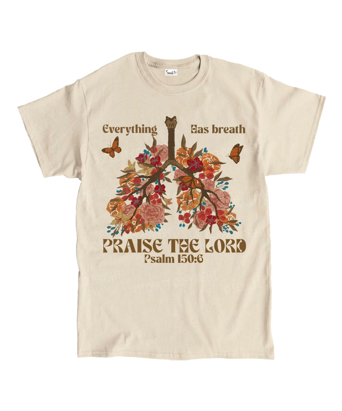 Everything Has Breath Paise the Lord Unisex Cotton Christian T-Shirt Hoodie, Sweatshirt | CiraTrend.com (Image 3)