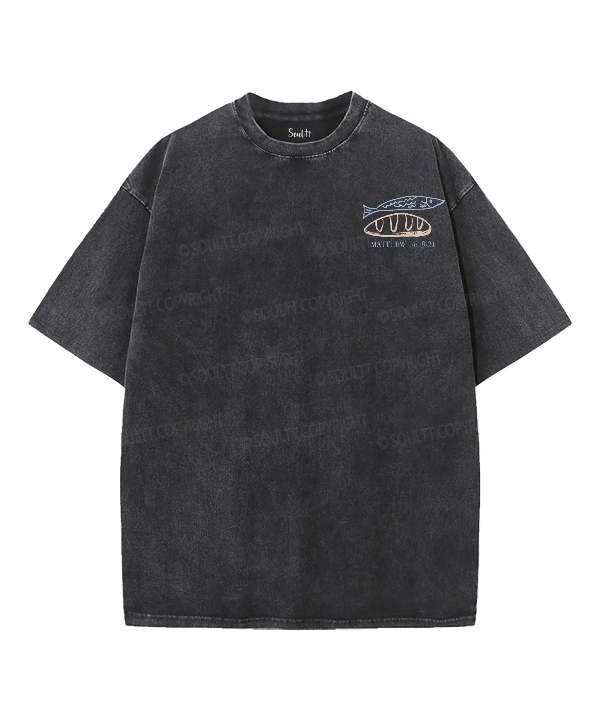 Jesus Feeds 5000 Double Sided Washed Christian T-Shirts, Hoodie, Sweatshirt