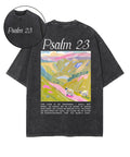 The Lord Is My Shepherd Double Sided Unisex Washed Christian T-shirt Style002 Hoodie, Sweatshirt | CiraTrend.com (Image 1)