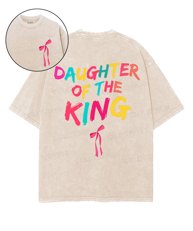 Daughter King Double Sided Washed Christian Style003 T-Shirts, Hoodie, Sweatshirt
