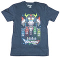Voltron Mens T-Shirt- 8-Bit Style Lions Over Logo Image Hoodie, Sweatshirt | CiraTrend.com
