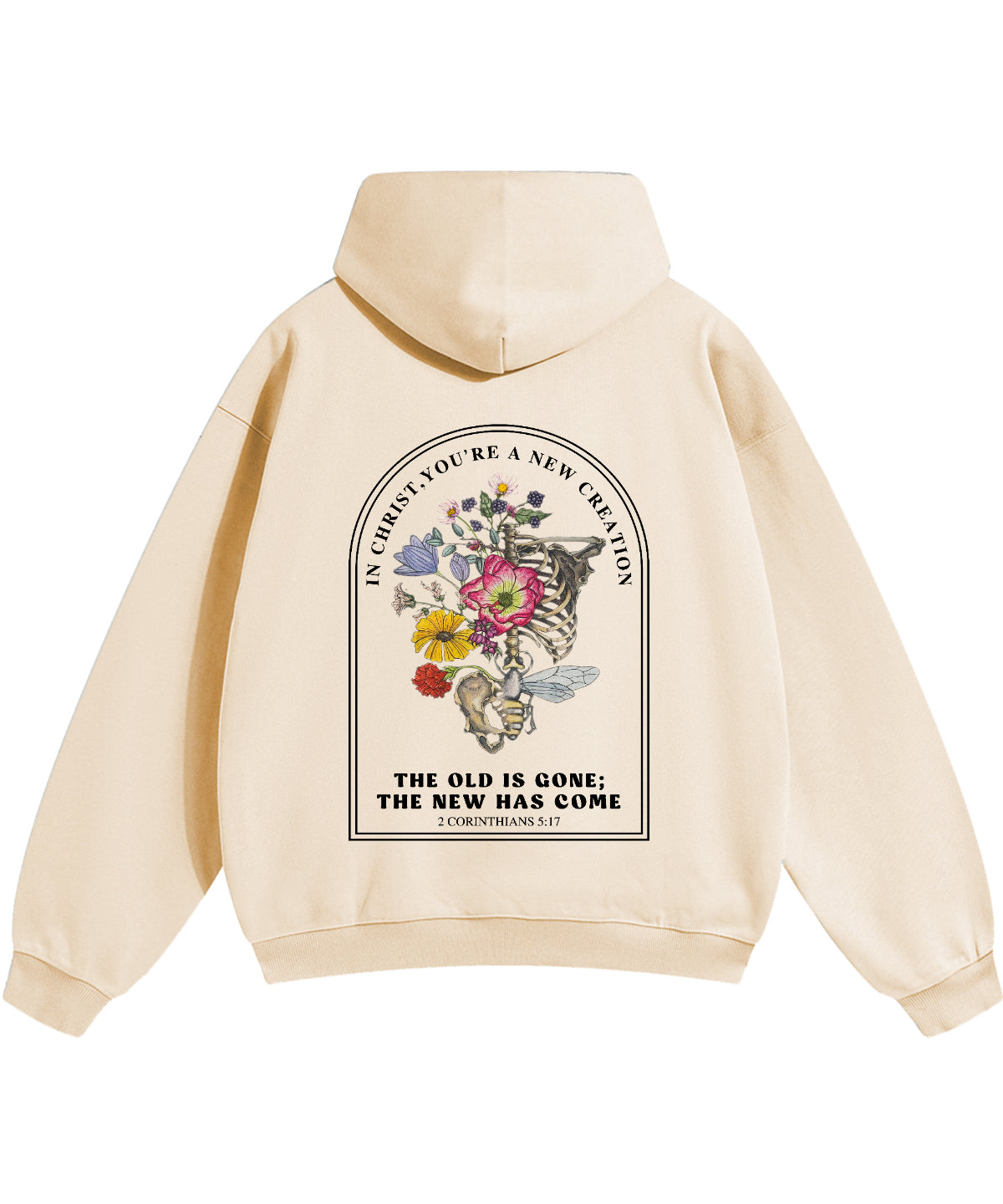 The Old Is Gone Double Sided Cotton Christian Hoodie T-Shirts, Sweatshirt | CiraTrend.com (Image 5)