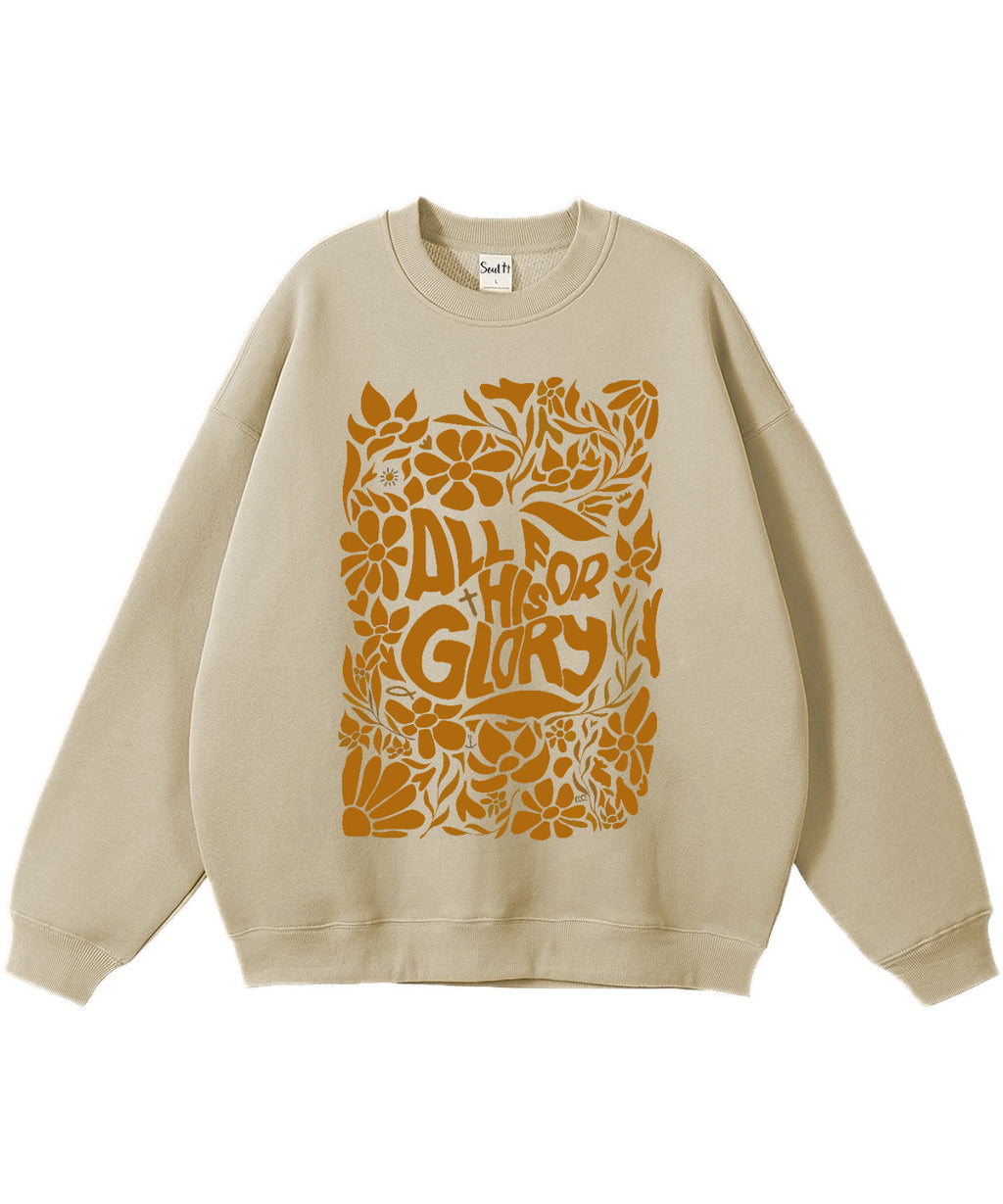 All For His Glory Cotton Christian Sweatshirt T-Shirts, Hoodie | CiraTrend.com (Image 5)