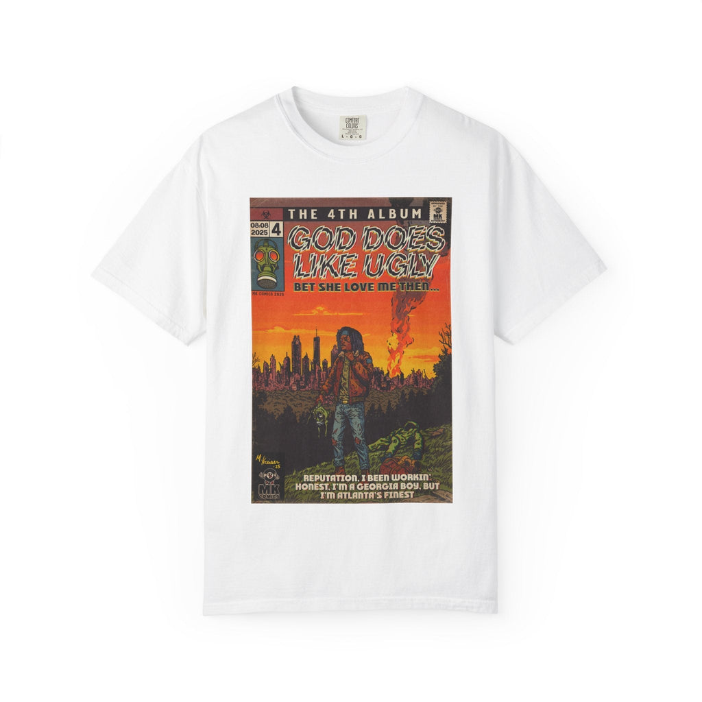 God Does Like Ugly - Unisex Garment-Dyed T-shirt Hoodie, Sweatshirt | CiraTrend.com (Image 2)