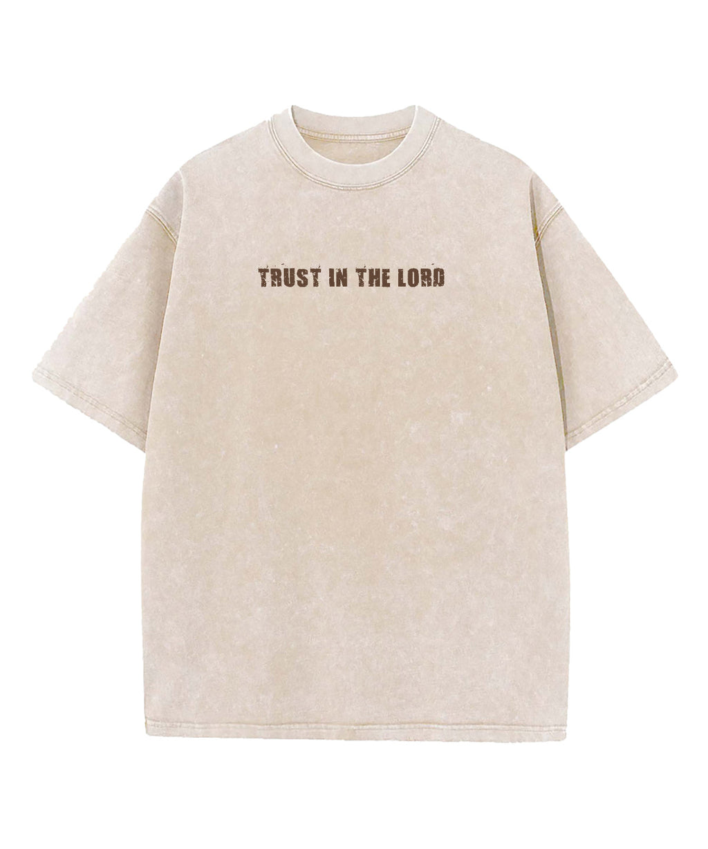 Trust In The Lord Double Sided Washed Christian T-shirt Style001 Hoodie, Sweatshirt | CiraTrend.com (Image 2)