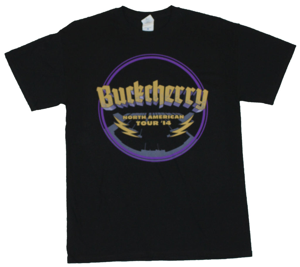 Buckcherry  Mens T-Shirt - 2014 North American Tour Circle Image Hoodie, Sweatshirt | CiraTrend.com (Image 1)