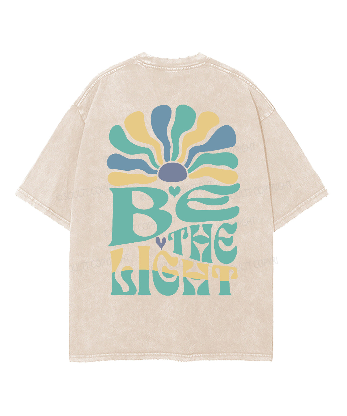Be The Light Washed Christian T-shirt Style010 Hoodie, Sweatshirt | CiraTrend.com (Image 5)