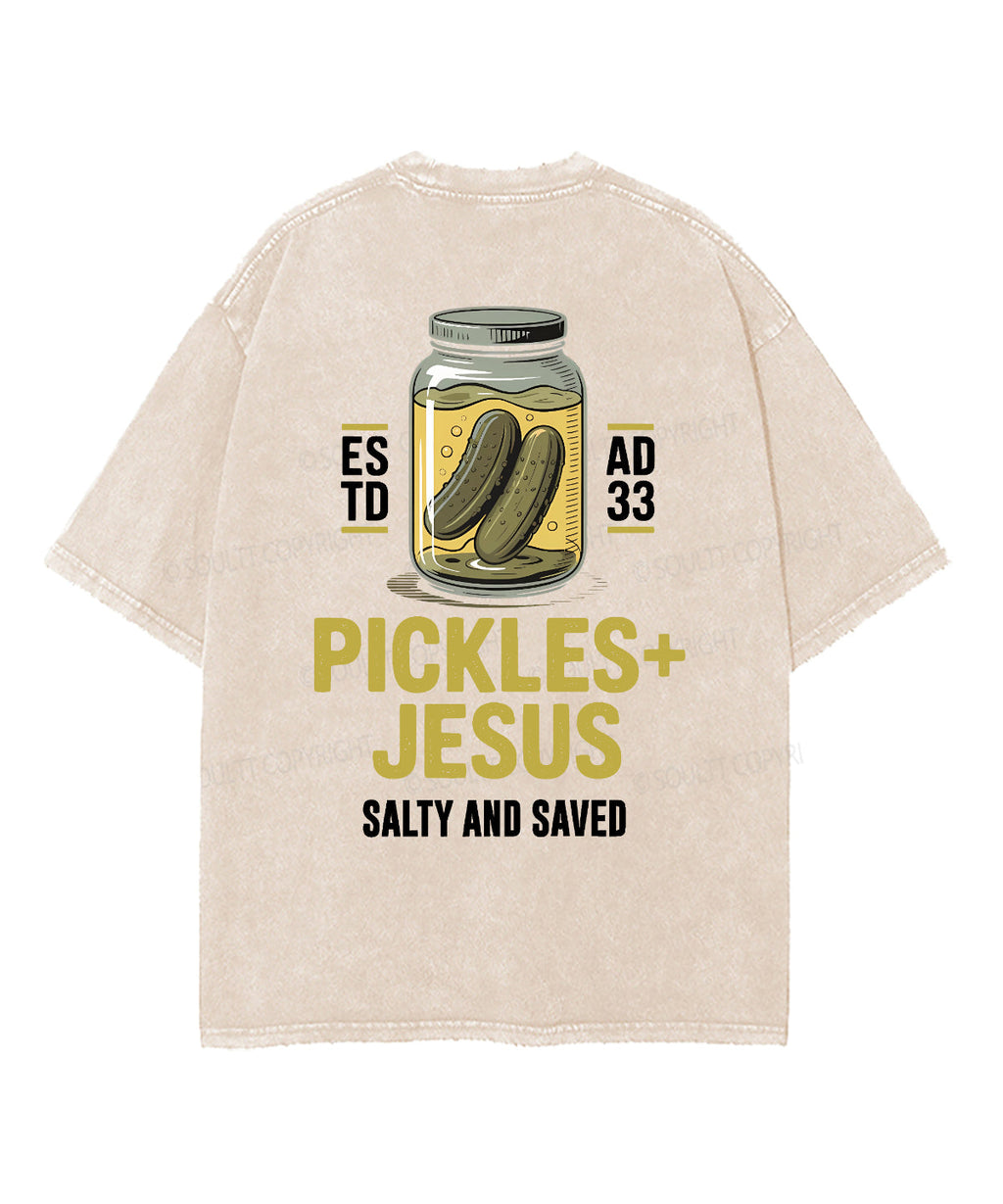 Salty And Saved Double Sided Unisex Washed Christian T-shirt Style009 Hoodie, Sweatshirt | CiraTrend.com (Image 5)